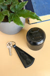 Black Tuareg Leather Ring Box