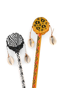 Animal Print Spin Drum Pencils - Set of 6