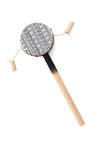 Petite Geometric Pattern Spin Drum from Kenya