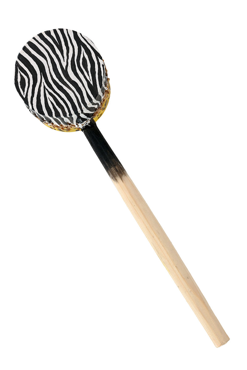 Animal Print Mallet Shaker from Kenya