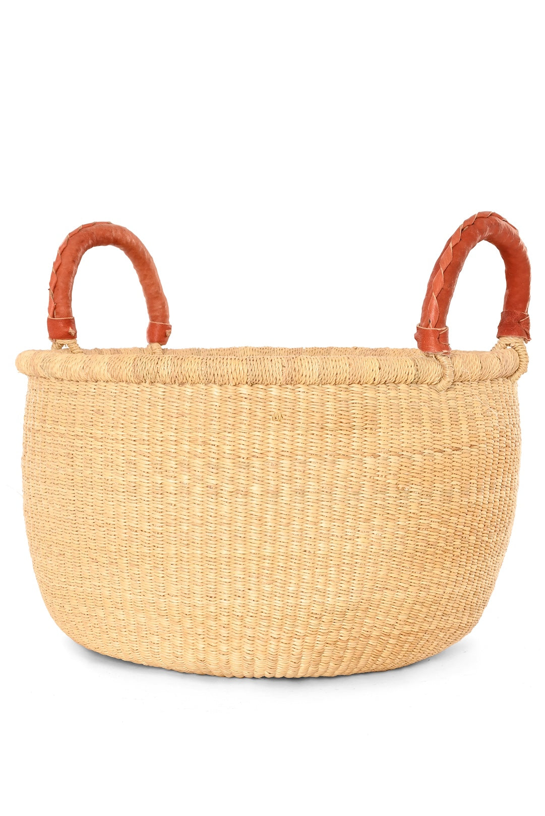 All Natural Double Handle Bolga Basket