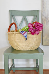 All Natural Double Handle Bolga Basket