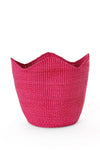 Magenta Elephant Grass Tulip Baskets