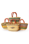Large Oval Picnic Basket - Assorted Colors and Patterns