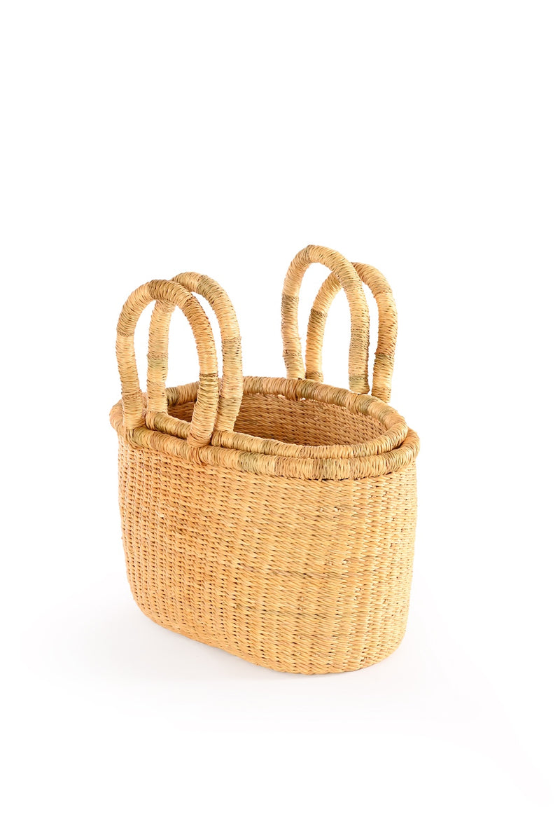 Set of Two Nesting Totes - Natural