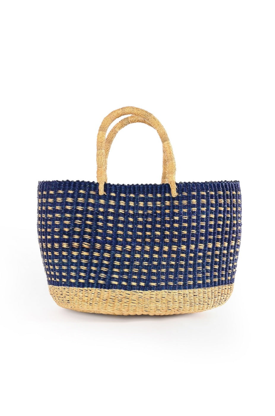 Blueberry Patch Oval Grass Tote Swahili Wholesale