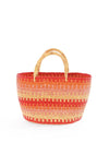 <i>Accra Sunset</i>  Patterned Grass Tote
