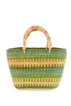 <i>Labadi Beach</i>  Patterned Grass Tote