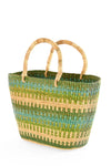 <i>Labadi Beach</i>  Patterned Grass Tote