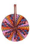 XL Ankara Fabric Folding Wall Art Fan