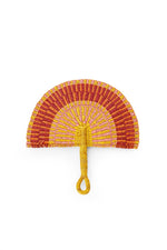 Assorted Elephant Grass Half-Moon Hand Fan