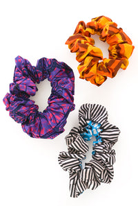 Assorted Cotton Hair Scrunchies