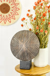 West African Wooden Shield Sculpture - Arrow