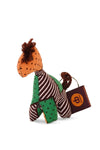Baduba Fabric Giraffe Keychain in Assorted Patterns