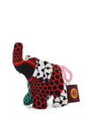 Baduba Fabric Elephant Keychain in Assorted Patterns