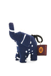 Baduba Fabric Elephant Keychain in Assorted Patterns
