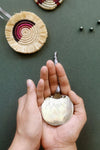 MADE51 Desert Moon Ornament, Crafted by Tuareg Refugees in Niger