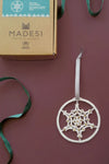 MADE51 Eternal Snowflake Ornament, Crafted by Afghan refugees living in India