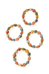 Ceramic Square Bead Zawadi Bracelet