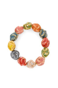 Ceramic Organic Bead Kikaboni Bracelet
