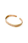 Classic Copper and Brass Twist Bracelet