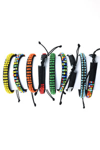 Kenyan Beaded Adjustable Bracelet
