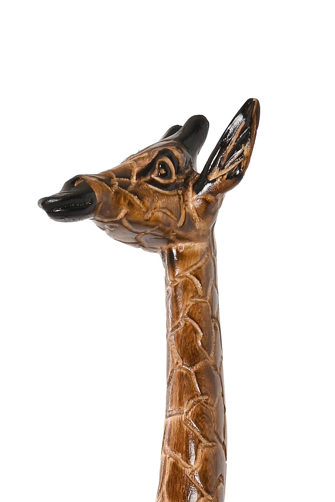 Kenyan Jacaranda Wood Giraffe Sculptures – African Modern
