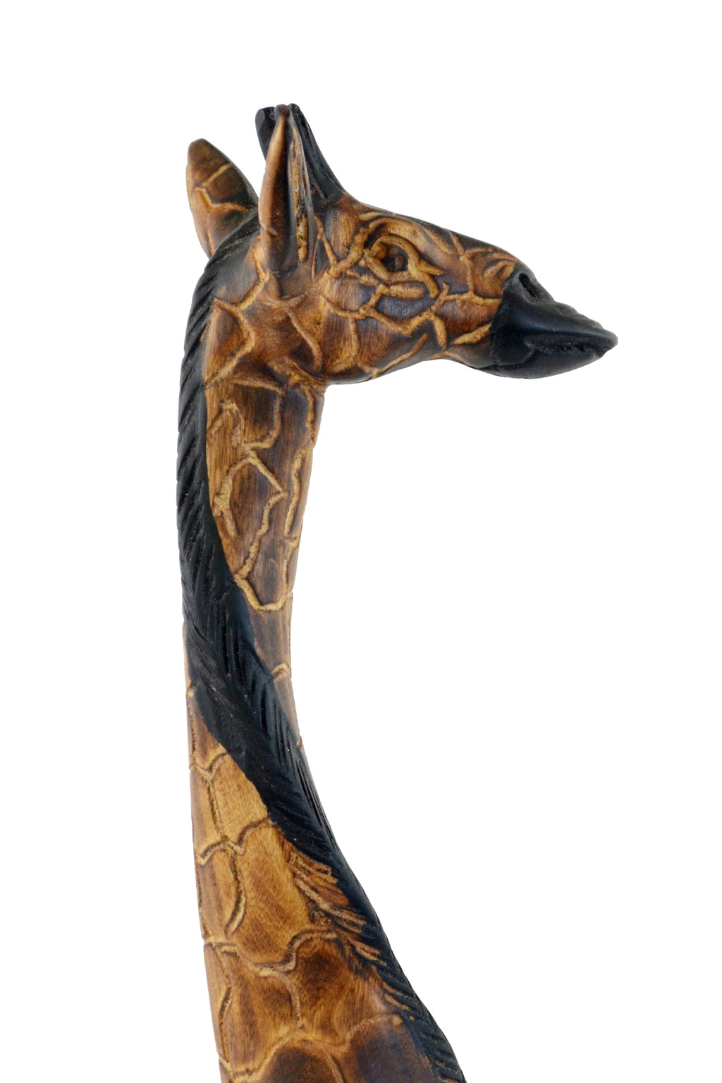 Kenyan Jacaranda Wood Giraffe Sculptures