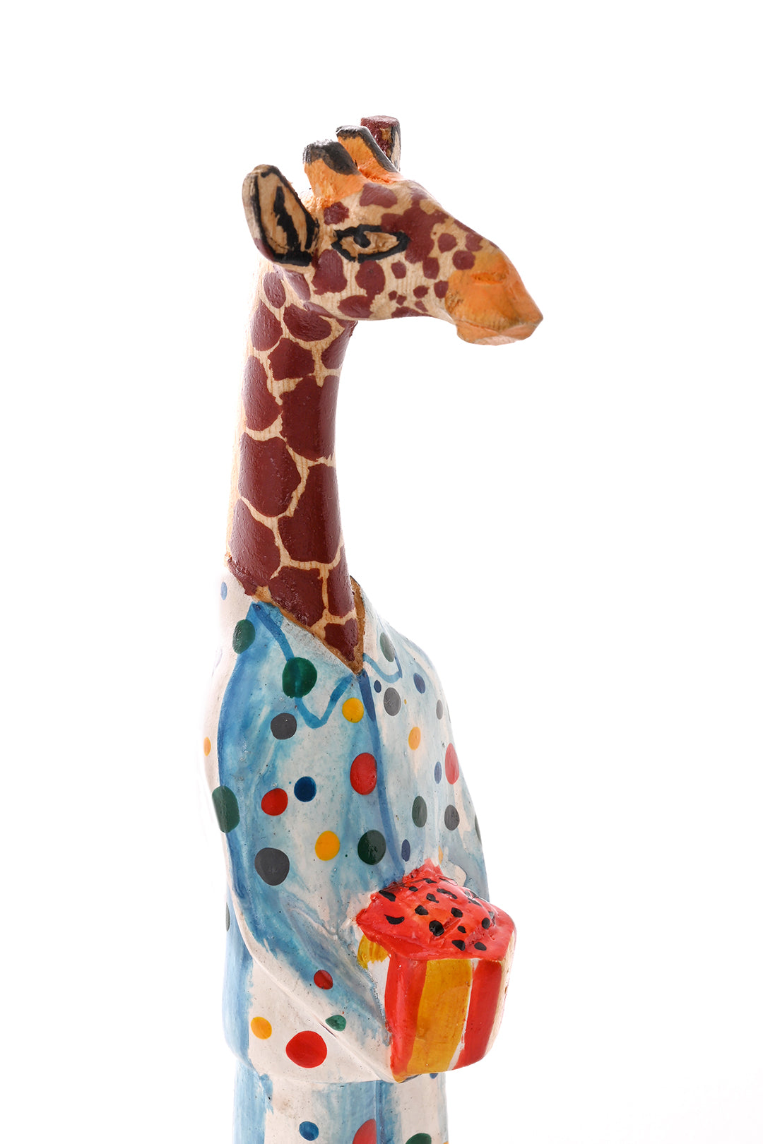 Jacaranda Giraffe in Pajamas Christmas Tree Ornament