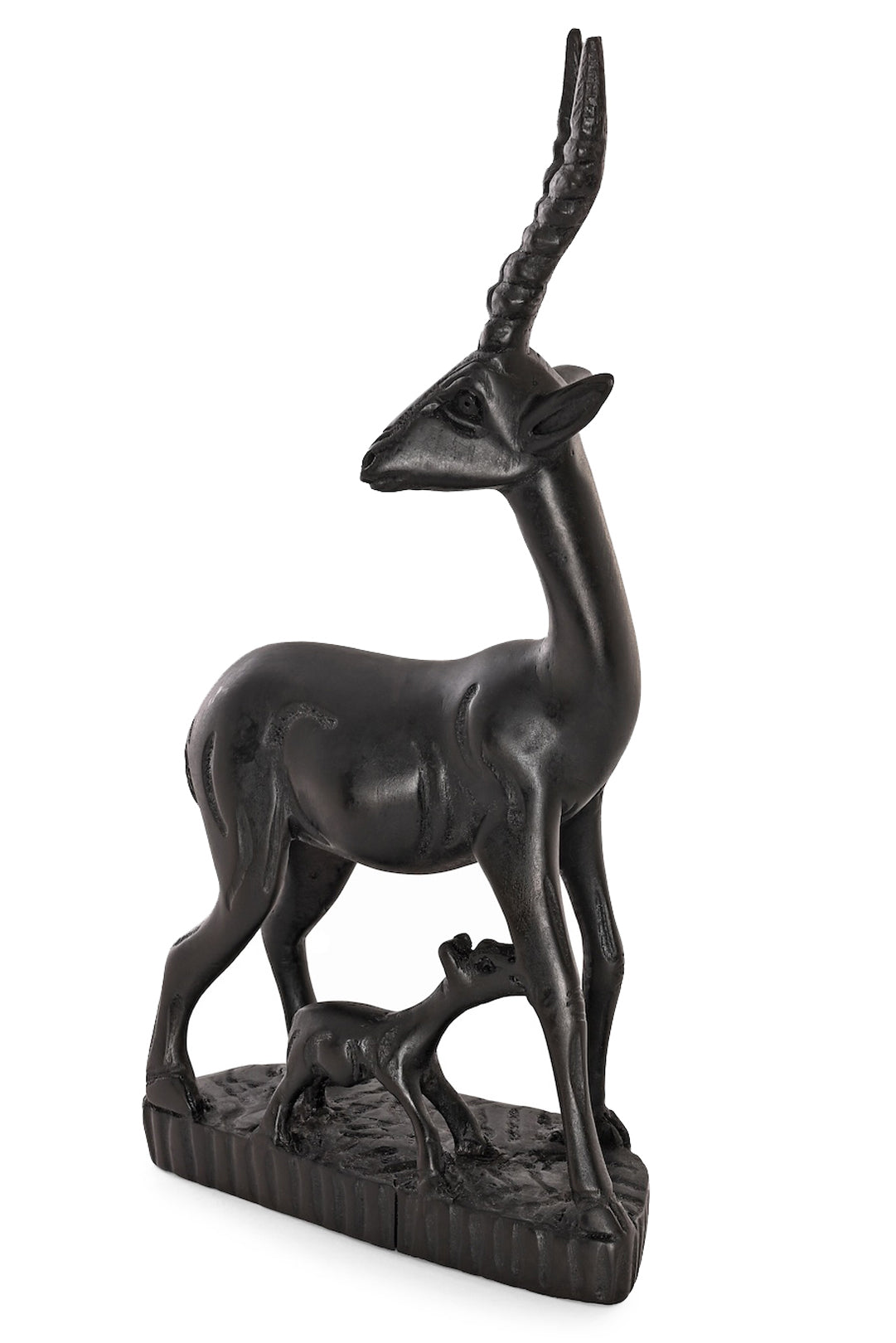 Kenyan Jacaranda Wood Antelope Mother and Baby
