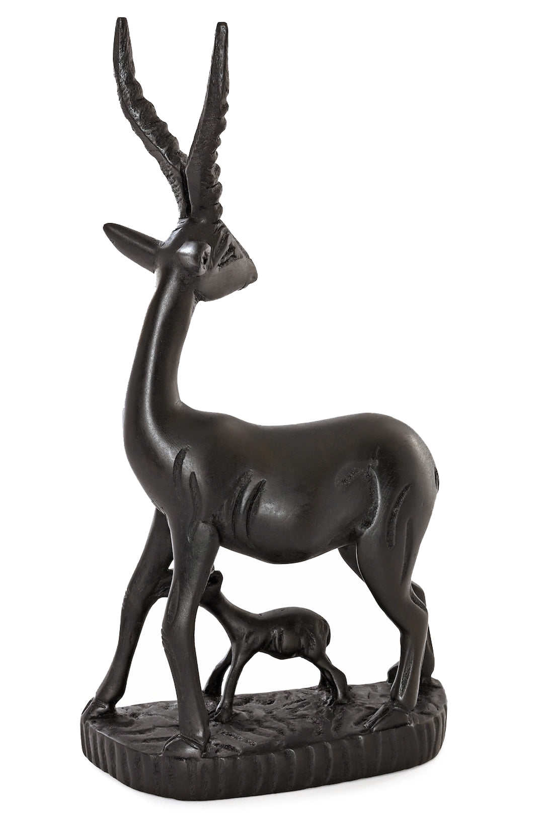 Kenyan Jacaranda Wood Antelope Mother and Baby