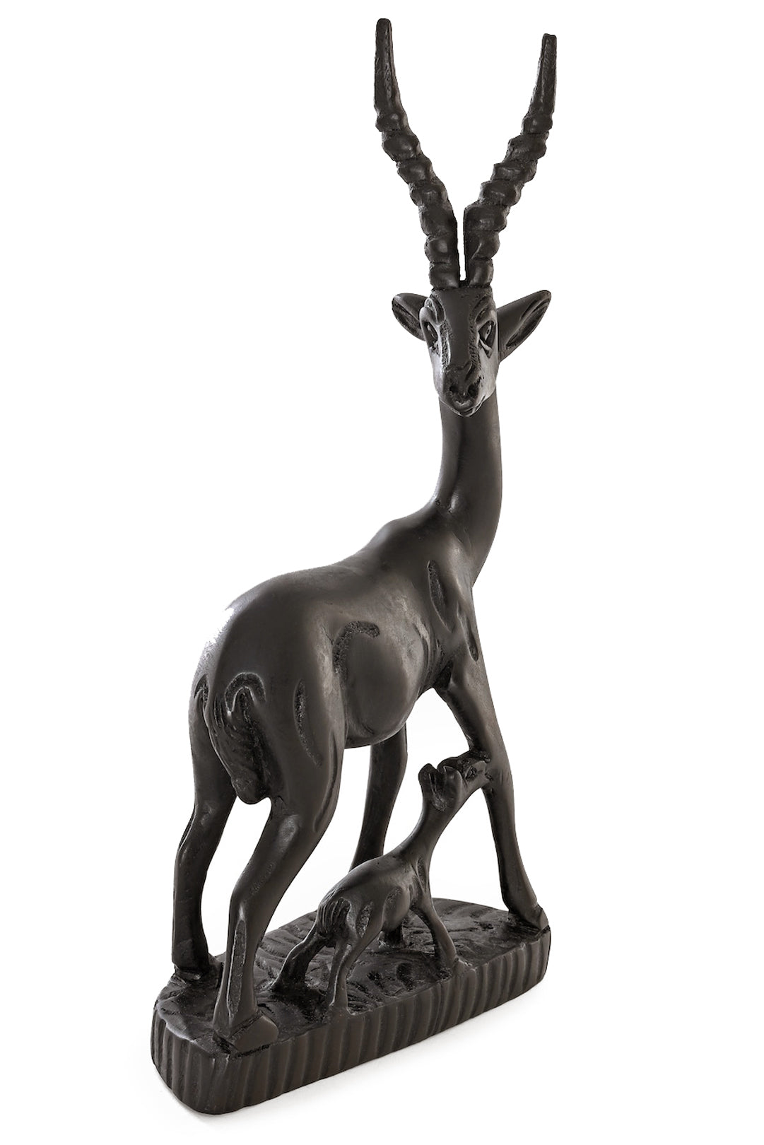 Kenyan Jacaranda Wood Antelope Mother and Baby