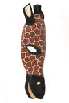 Large Two-Tone Brown & Ochre Giraffe Mask