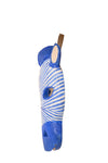 Small Blue and White Radiant Zebra Mask