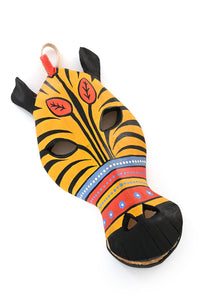 Golden Jacaranda Zebra Mask