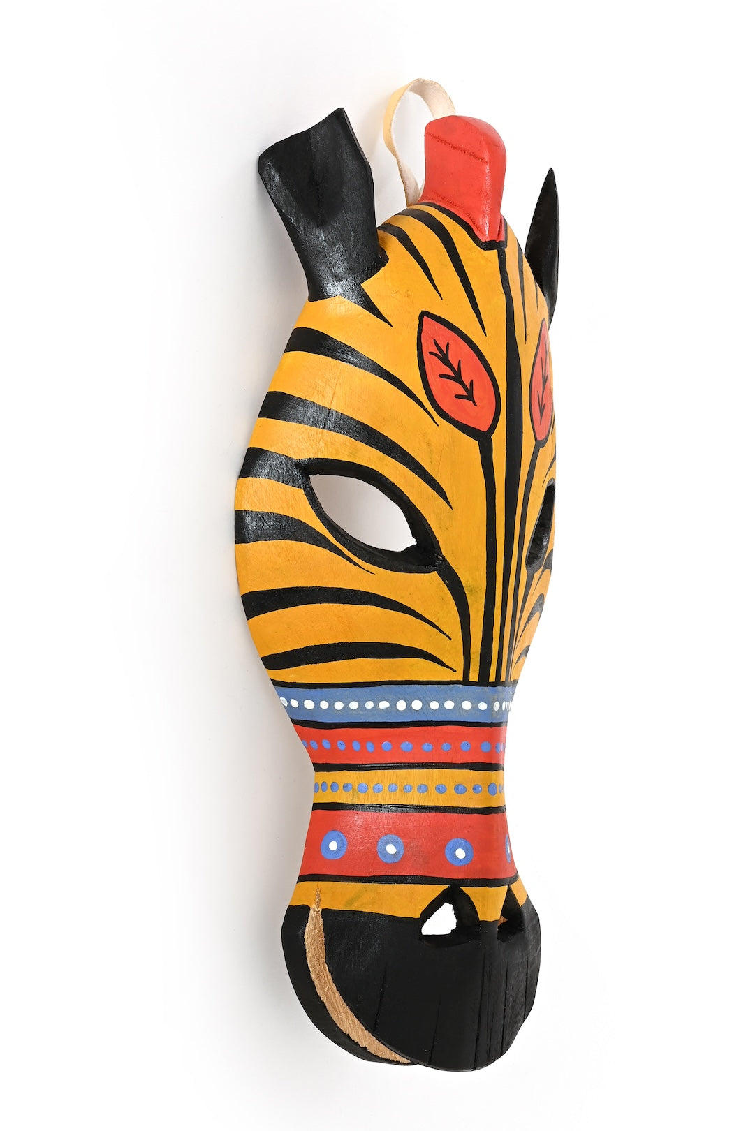 Golden Jacaranda Zebra Mask