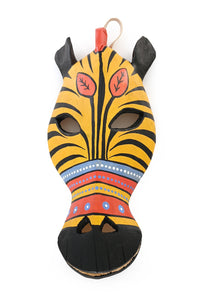 Golden Jacaranda Zebra Mask