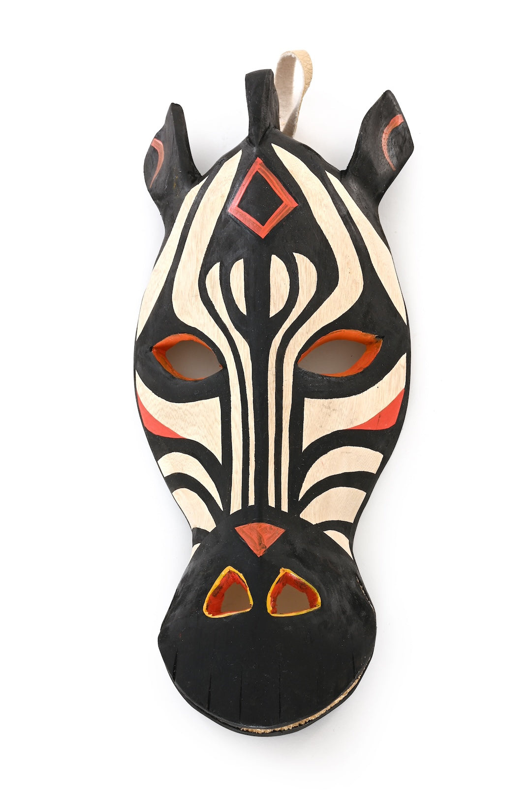 Monochrome Jacaranda Zebra Mask