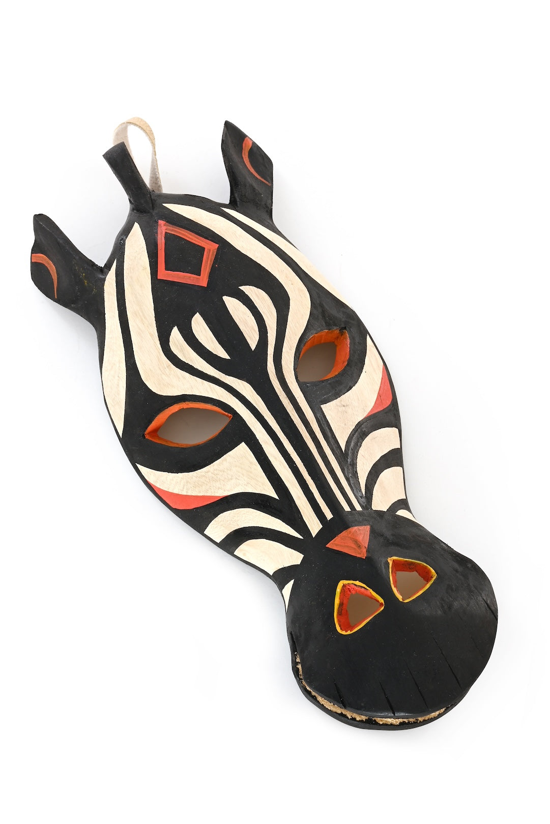 Monochrome Jacaranda Zebra Mask