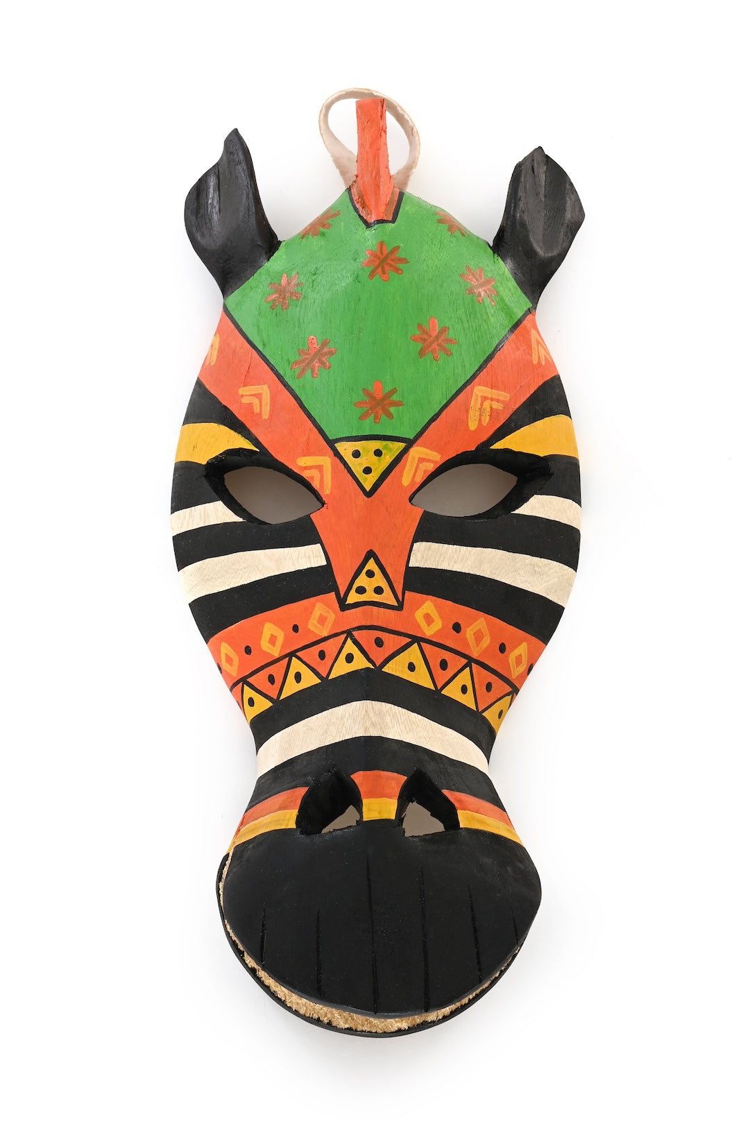 Tropical Jacaranda Zebra Mask