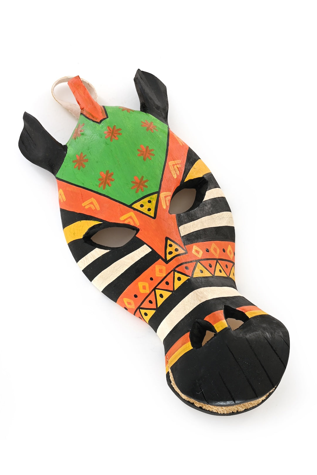 Tropical Jacaranda Zebra Mask