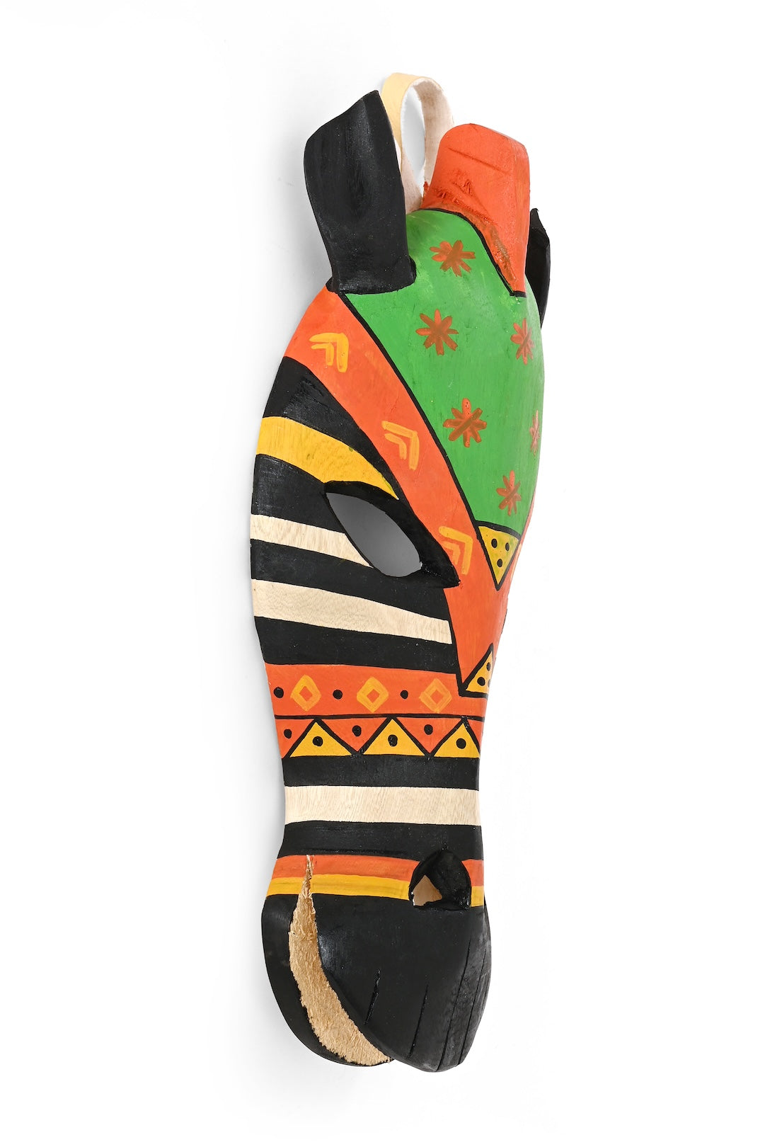 Tropical Jacaranda Zebra Mask