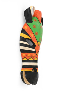 Tropical Jacaranda Zebra Mask