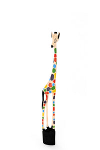 Small Stained Glass Print Jacaranda Giraffe