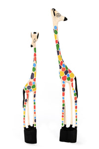 Small Stained Glass Print Jacaranda Giraffe