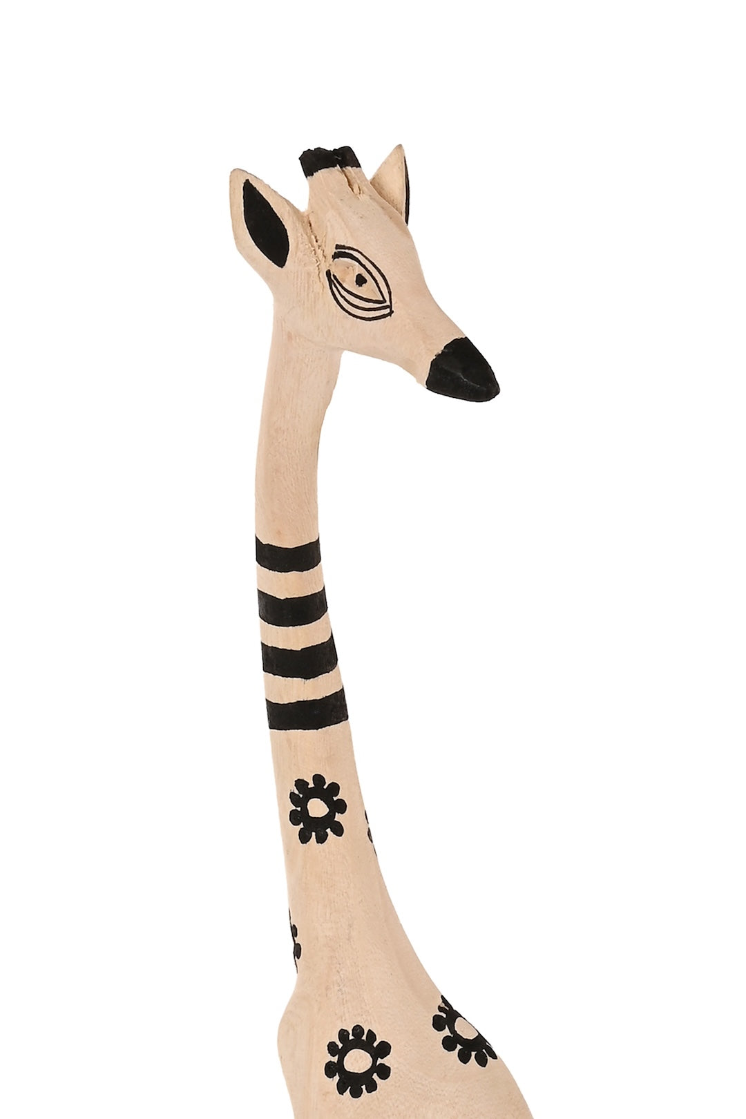 Small Black Daisy Print Jacaranda Giraffe