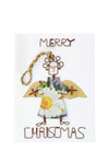 Recycled Metal Angel Note Card with Detachable Ornament