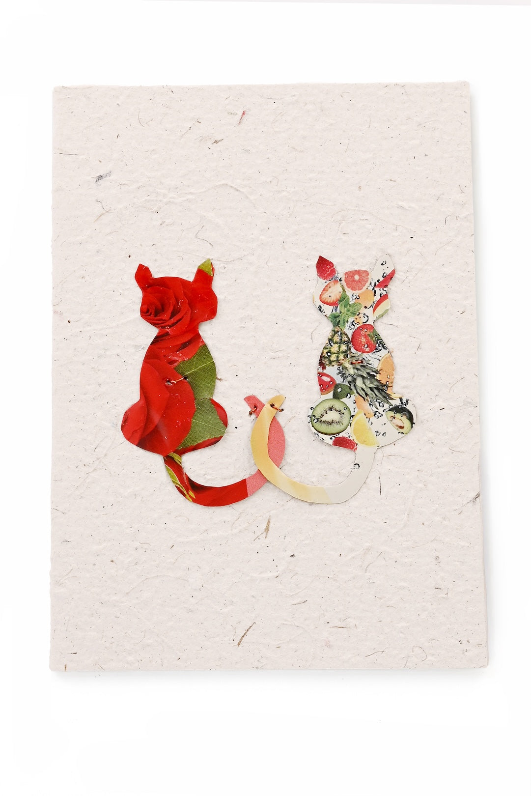 Kitty Friends Recycled Note Card