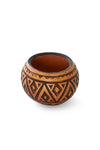 Small Geometric Etch Calabash Storage Bowl - Assorted Designs