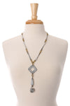 Cascading Mixed Metals Lightweight Necklace